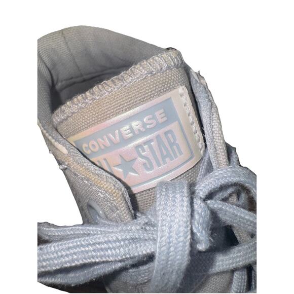 Converse Chuck Taylor All Star Ox Madison Mid Womens Sz 9 Wolf Grey Pearl - Picture 9 of 14